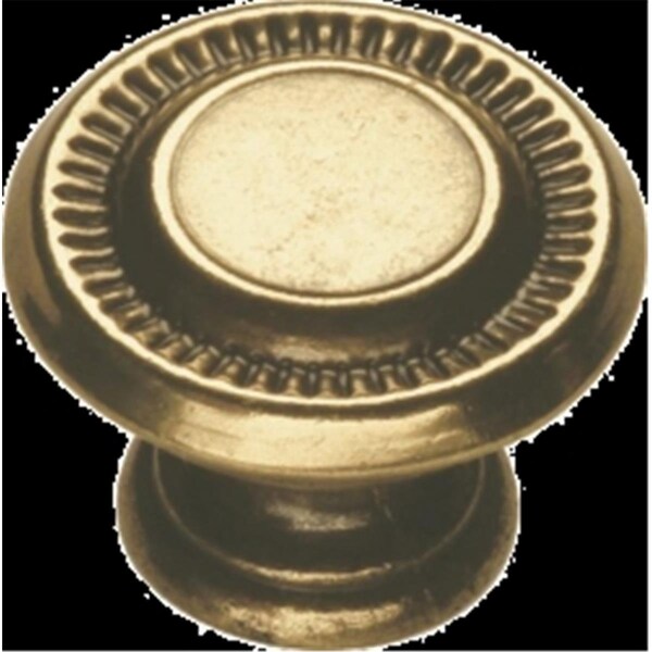 Gan Eden 1 in. Drill Center Manor House Knob - Lancaster Hand Polished - GA2979862