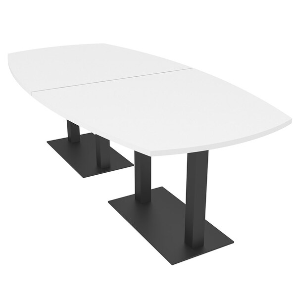 Skutchi Designs Arc Boat 45 in W, 96 in L, White - HAR-ABOT-48X96-DOU.BK-W960