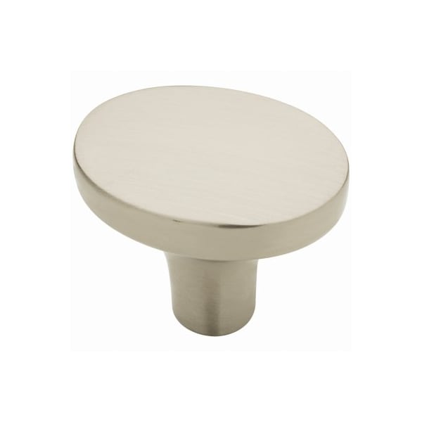 Brainerd Mfg/Liberty Hdw 114 BrushSN Oval Knob - P30225C-SN-CP