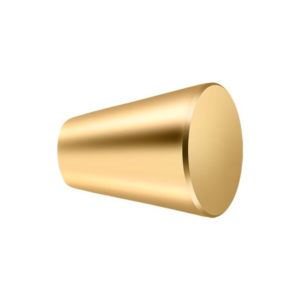 Deltana Knob Cone Cabinet 1-1/8" Lifetime Brass - KC24CR003