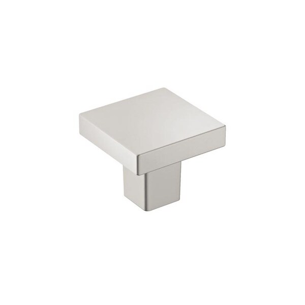 Amerock Amerock Monument Modern Square Cabinet Knob 1 in. Satin Nickel 6 pk - 6PK36905G10