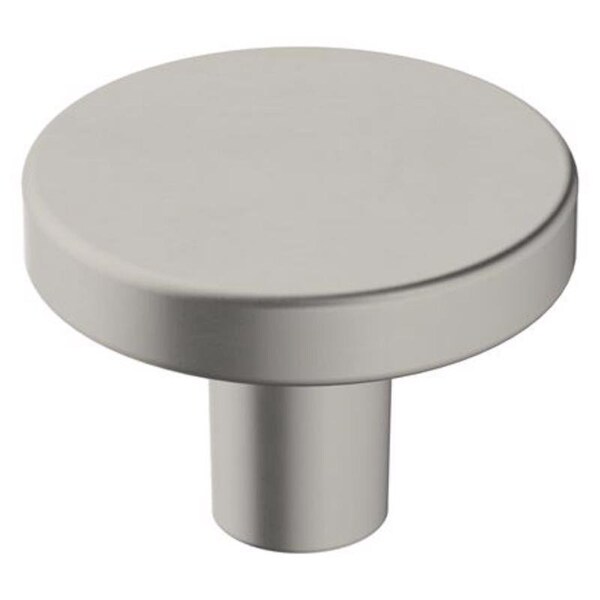 Amerock Amerock Versa Contemporary Round Cabinet Knob 1-3/8 in. D 1 in. Satin Nickel 6 pk - 6PK36904G10