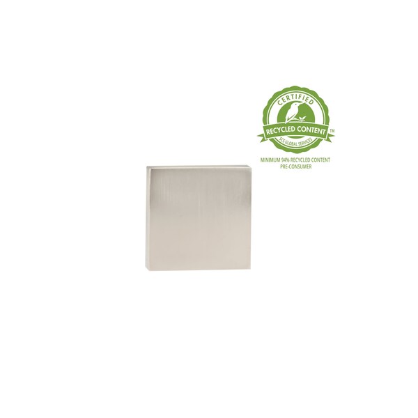 Richelieu 1 1/4 in (32 mm) x 1 1/4 in (32 mm) Brushed Nickel Contemporary Cabinet Knob - BP52155125195