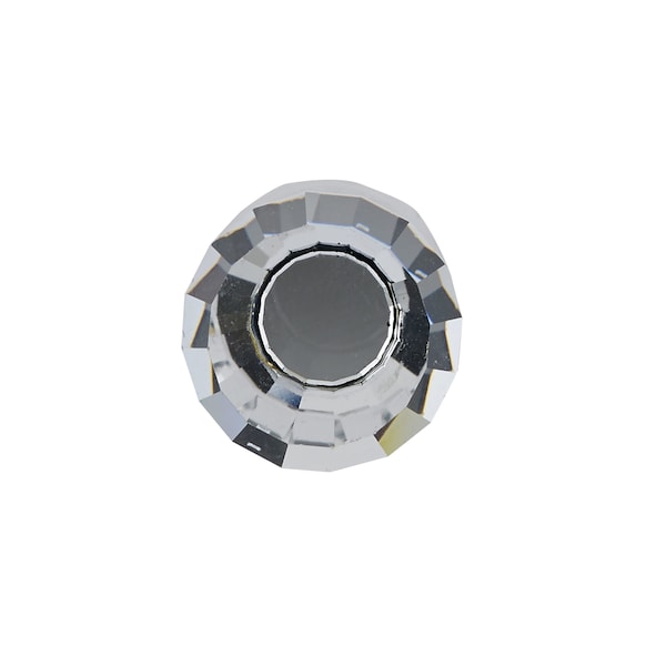 Richelieu 3/4 in (19 mm) Clear, Brushed Oil-Rubbed Bronze Traditional Metal, Swarovski Crystal  Cabinet Knob - BP276BORB11