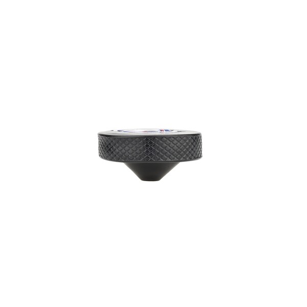Richelieu 1 31/32 in (50 mm) Matte Black Eclectic Cabinet Knob - BP366950900