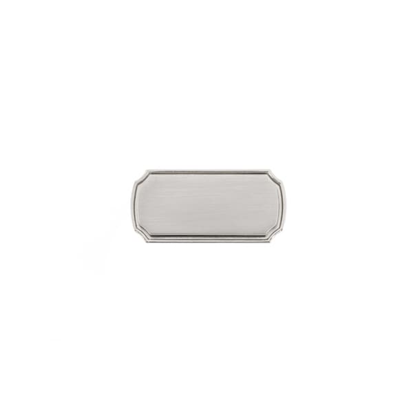 Richelieu 1 11/16 in. X 27/32 in. (43 mm x 21.1 mm) Brushed Nickel Transitional Metal Cabinet Knob - BP77043195