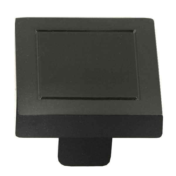 Grilltown 0.88 in. Cosmo Square Knob - Oil Rubbed Bronze - GR536956