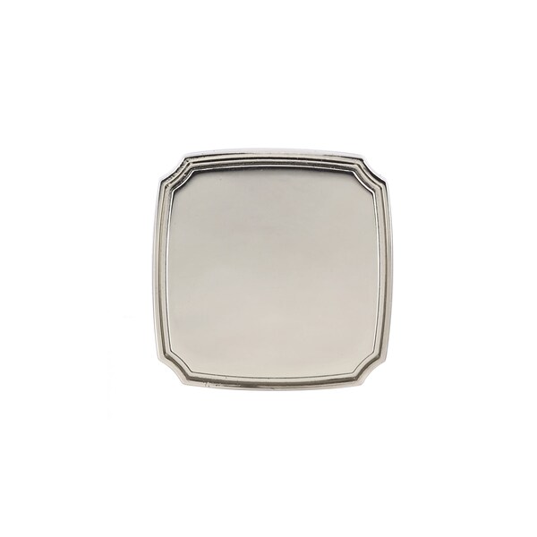 Richelieu 1 3/8 in. X 1 3/8 in. (35 mm x 35 mm) Polished Nickel Transitional Metal Cabinet Knob - BP77035180