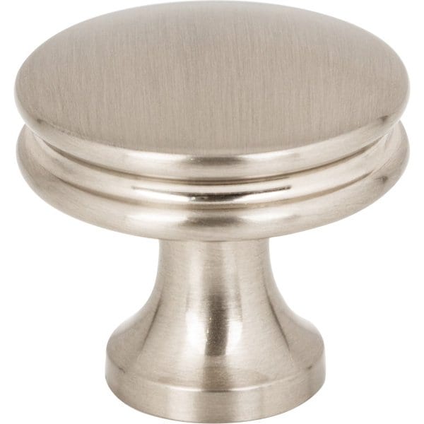 Jeffrey Alexander 1-1/4" Diameter Satin Nickel Marie Cabinet Knob - 445SN