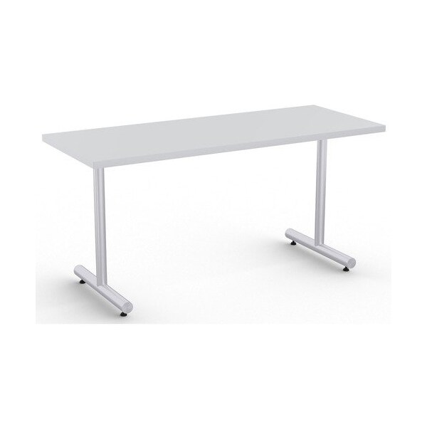 Special-T Table, Metallic Sand Base, 24inWx60inLx29inH, Light Gray - SCTKING2460SLG