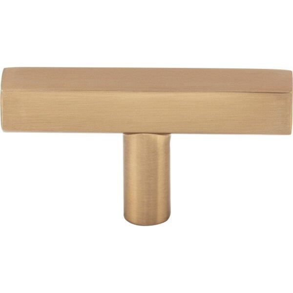 Jeffrey Alexander 2-1/4" Satin Bronze Dominique Cabinet "T" Knob - 845TL-SBZ