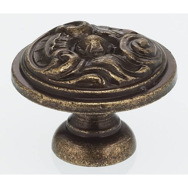 Omnia Ornate Cabinet Knob Shaded Bronze 1-3/16" - 9120/30.SB