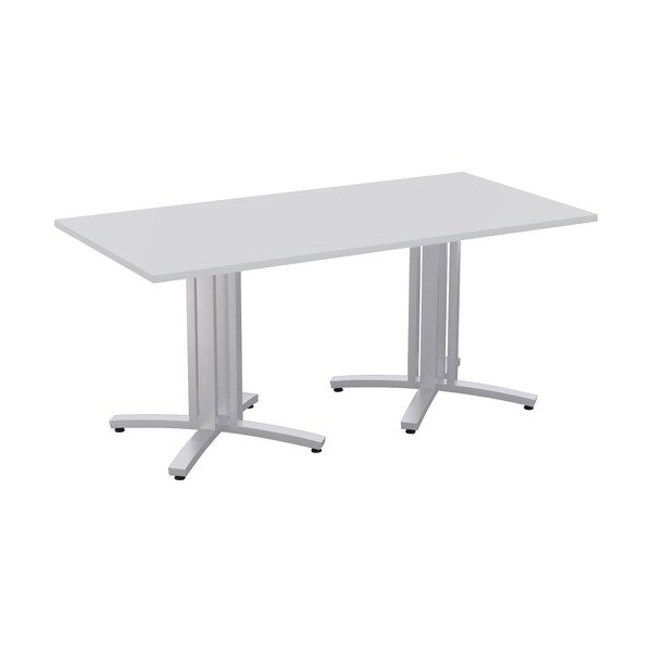 Special-T Conference Table, Rectangle, 2Legs, 36inx72in29in, GY - SCTS4XRT3672FG