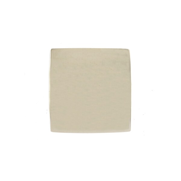 Richelieu 1 5/16 in. X 1 5/16 in. (33 mm x 33 mm) Polished Nickel Transitional Metal Cabinet Knob - BP76533180