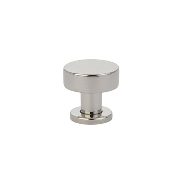 Patioplus Cadet 1.25 in. Cabinet Knob, Bright Nickel - PA1647269
