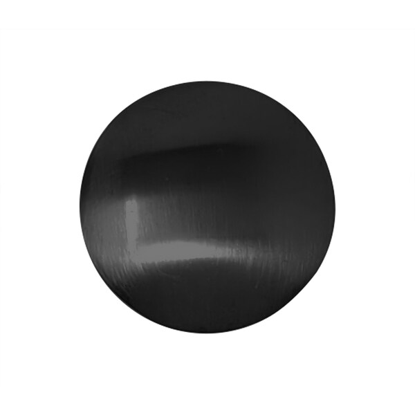 Laurey 1in Mushroom Knob - Wellington - Matte Black - 12320