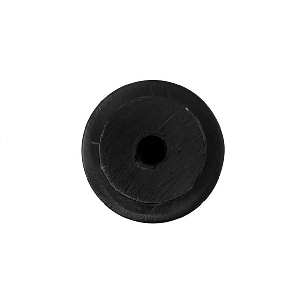 Laurey 1in Mushroom Knob - Wellington - Matte Black - 12320