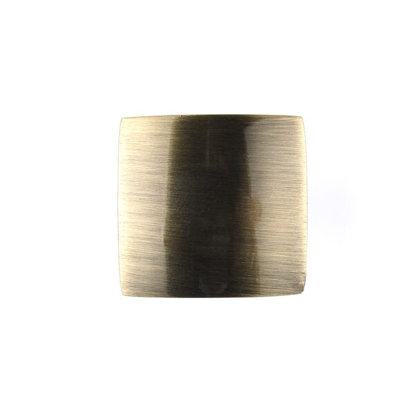 Richelieu 1 5/16 in. X 1 5/16 in. (33 mm x 33 mm) Antique English Transitional Metal Cabinet Knob - BP76533AE