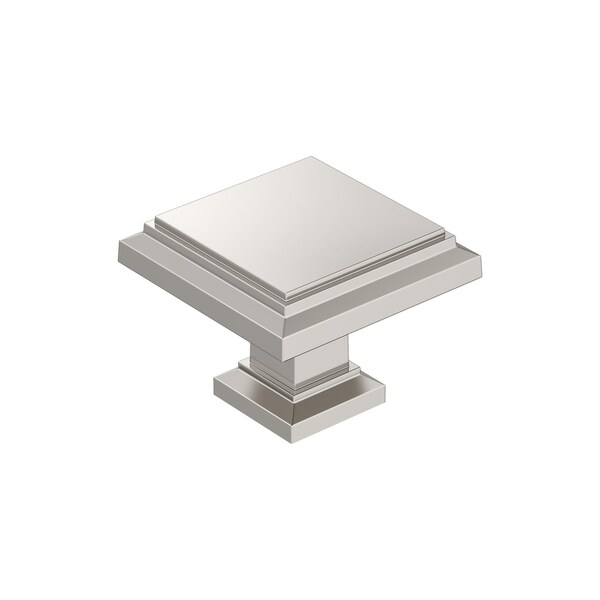 Amerock Appoint 1-1/4 inch 32mm Length Polished Nickel Cabinet Knob - BP36758PN