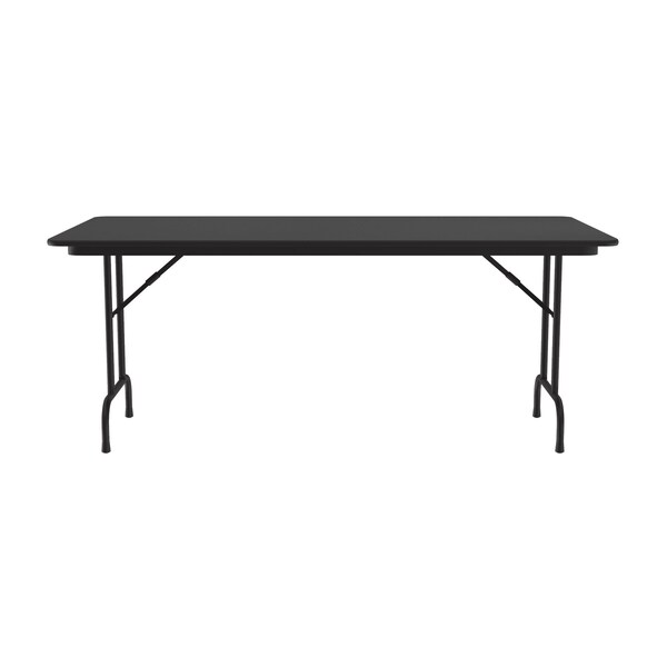 Correll Rectangle Commerical Folding Utility Table, 36" W, 96" L, 29" H, High Pressure Laminate Top - CF3696PX-07