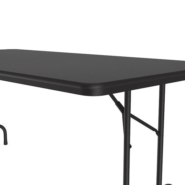 Correll Rectangle Commerical Folding Utility Table, 36" W, 96" L, 29" H, High Pressure Laminate Top - CF3696PX-07