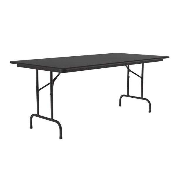 Correll Rectangle Commerical Folding Utility Table, 36" W, 96" L, 29" H, High Pressure Laminate Top - CF3696PX-07