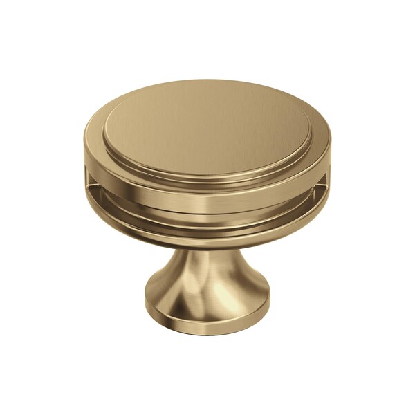 Amerock Oberon 1-3/8 inch 35mm Diameter Champagne Bronze Cabinet Knob - BP36603CZ
