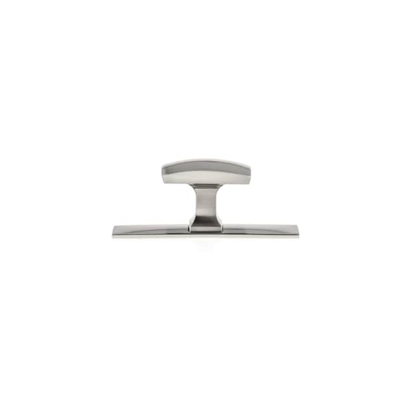 Richelieu 3 17/32 in (90 mm) x 1 7/32 in (31 mm) Brushed Nickel Contemporary Cabinet Knob Backplate Abbeydale - BP224543195