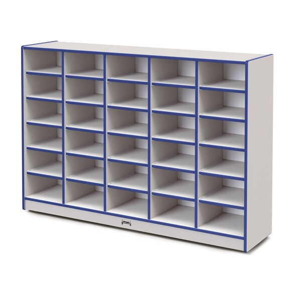 Jonti-Craft Rainbow Accents 30 Tub Mobile Storage, without Tubs, Blue - 4030JCWW003