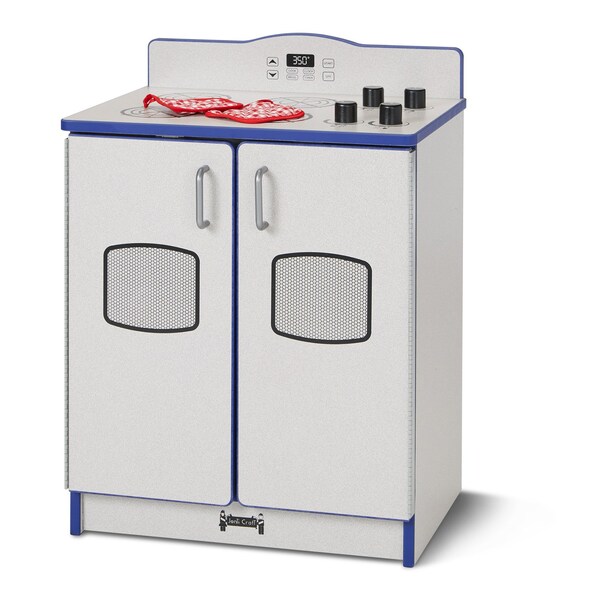 Jonti-Craft Rainbow Accents Culinary Creations Kitchen Stove, Blue - 2409JCWW003