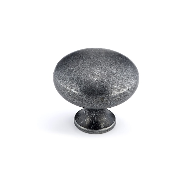 Richelieu 1 1/4 in (32 mm) Wrought Iron Traditional Metal Cabinet Knob - BP770907