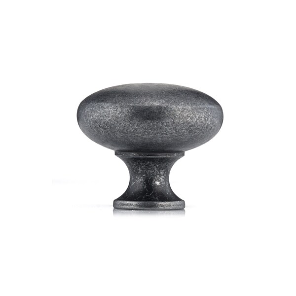 Richelieu 1 1/4 in (32 mm) Wrought Iron Traditional Metal Cabinet Knob - BP770907