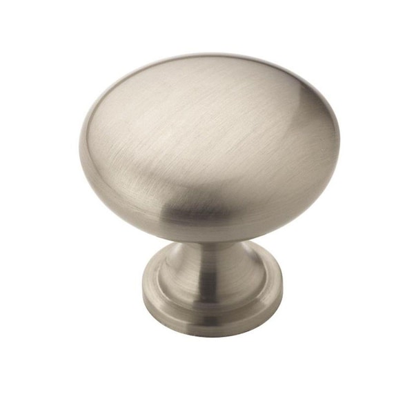 Amerock Edona 1-1/4 in 32 mm Diameter Satin Nickel Cabinet Knob, 10PK - 10BX53005G10