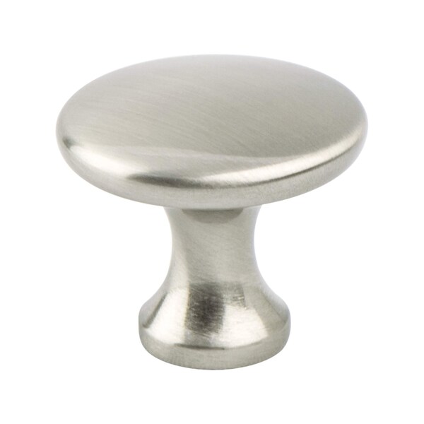 Berenson Contemporary Advantage Five Brushed Nickel Narrow Round Knob - 9429-1BPN-P