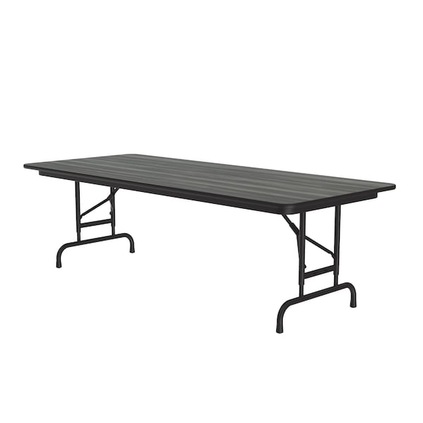 Correll CFA Adjustable HPL Folding Tables 30x60  New England Driftwood - CFA3060PX-52