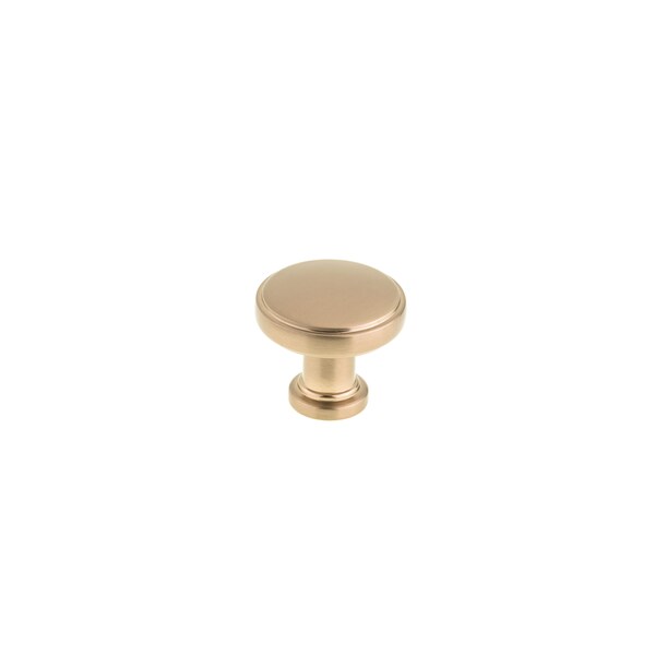 Richelieu 1 11/32 in (34 mm) Champagne Bronze Contemporary Cabinet Knob - BP872634CHBRZ