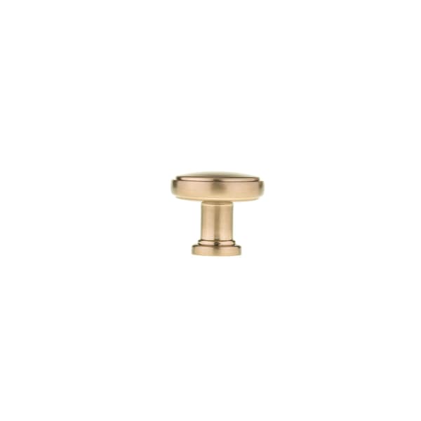 Richelieu 1 11/32 in (34 mm) Champagne Bronze Contemporary Cabinet Knob - BP872634CHBRZ