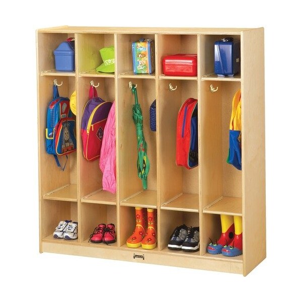 Jonti-Craft JontiCraft 2681JC, Coat Locker, 48w X 15d X 50-1/2h, White - JNT2681JC