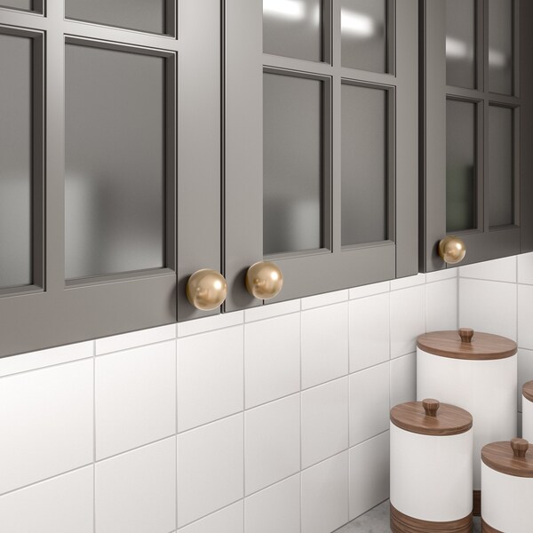 Richelieu Firenze Collection 1 9/16-inch (40 mm) Champagne Bronze Traditional Round Closet Door Knob - BP878940CHBRZ