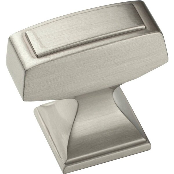 Amerock Cabinet Knob, 1316 in Projection, Zinc, Satin Nickel - BP53029G10
