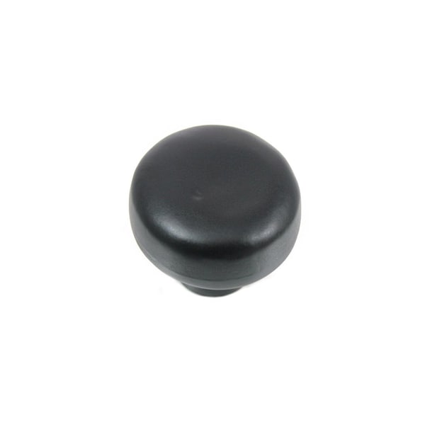 Strategic Brands 1 1/4in dia. Round Knob - Riverstone - Matte Black - 84420