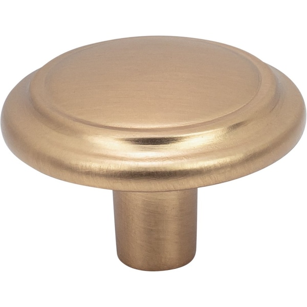 Designperfect 1-1/4 Diameter Round Cabinet Knob, Champagne Bronze/Gold, 10PK - DPA10R92KCBZ