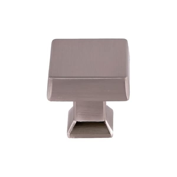 Crown 1-1/4" Square Colorado Cabinet Knob Satin Nickel Finish - CHK94723SN