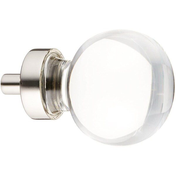 Kd Mobiliario 1.25 in. Bristol Cabinet Knob, Bright Nickel - KD2056039