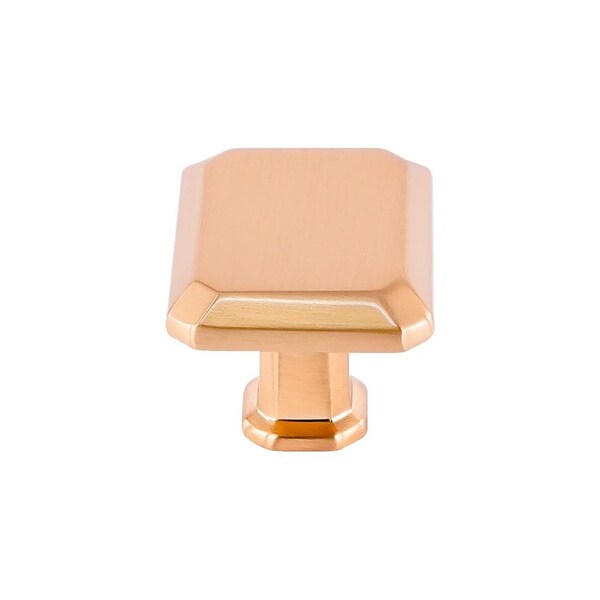 Pride Industrial 1-1/2in Rectangle Cabinet Knob Rose Gold Finish - K92430RG