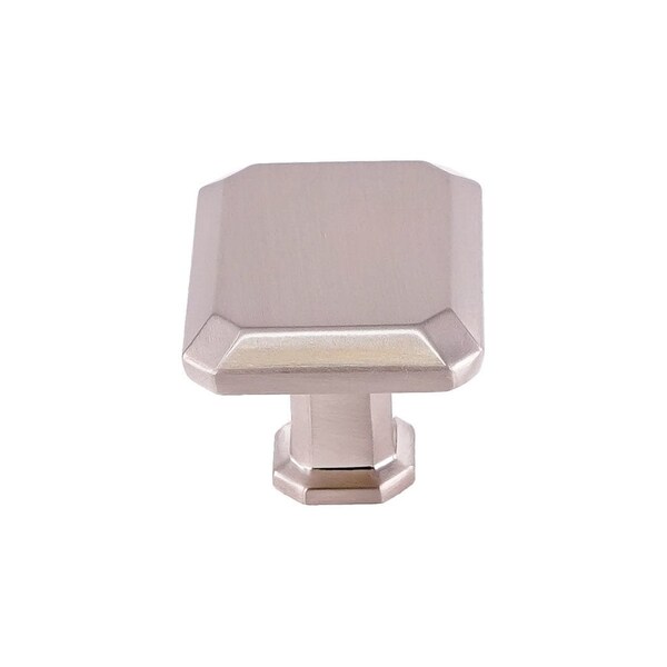 Pride Industrial 1-1/2in Rectangle Cabinet Knob Satin Nickel Finish - K92430SN