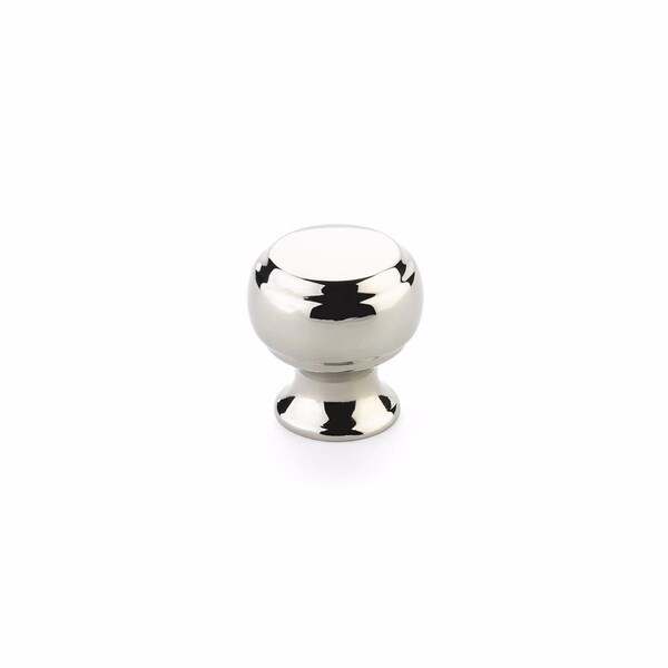Schaub 1-1/8in Cabriole Cabinet Knob Polished Nickel Finish - 63-PN