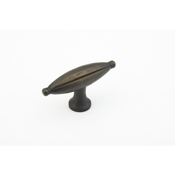 Schaub 2-7/8in Siena Large Oval Cabinet Knob Ancient Bronze Finish - 253-ABZ