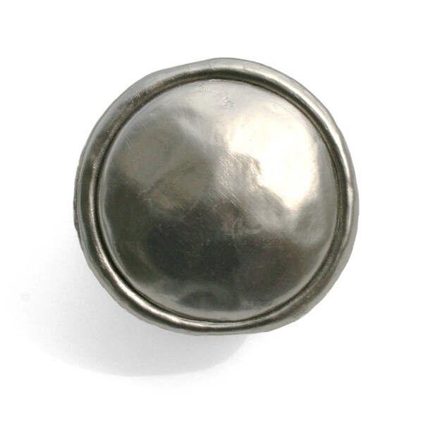 Laurey 1 3/8" Merlot Knob, Satin Nickel - 37428