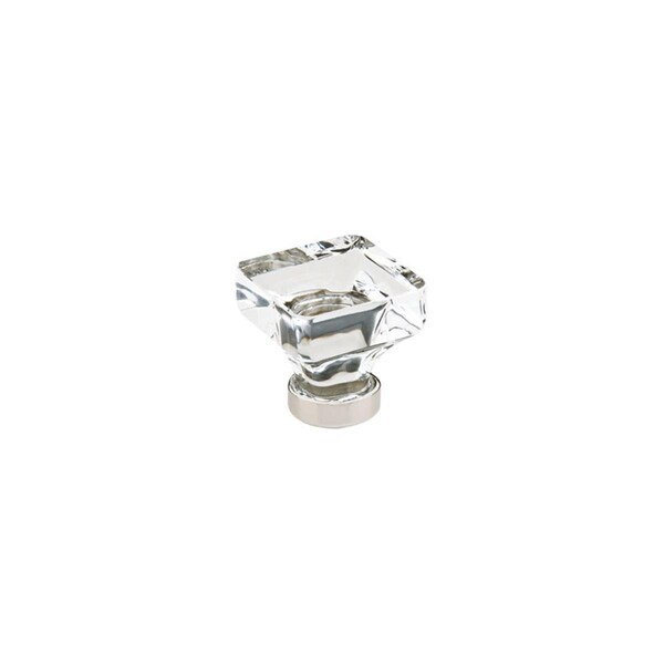 Kd Mobiliario 1.62 in. Square Cabinet Knob, Bright Nickel - KD3238644
